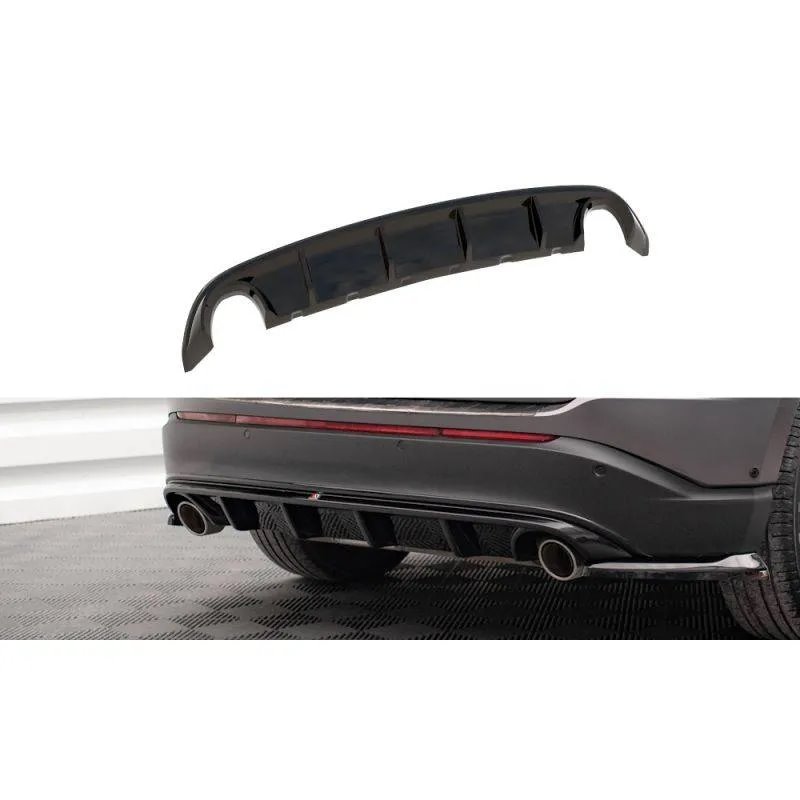 Maxton - Diffuseur Arrière Complet Ford Edge Mk2 Noir Brillant