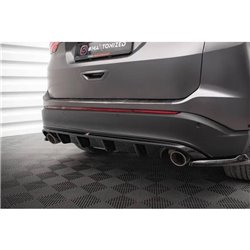 Maxton - Diffuseur Arrière Complet Ford Edge Mk2 Noir Brillant