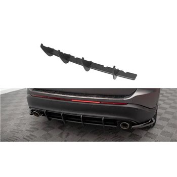 Maxton - Street Pro Central Diffuseur Arriere Ford Edge Mk2 Noir-Rouge