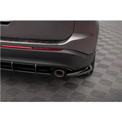 Maxton - Lames De Pare-Chocs Arrière Latérales V.1 Ford Edge Mk2 Noir Brillant