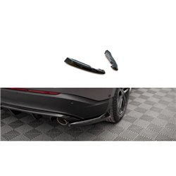 Maxton - Lames De Pare-Chocs Arrière Latérales V.2 Ford Edge Mk2 Noir Brillant