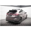 Maxton - Lames De Pare-Chocs Arrière Latérales V.2 Ford Edge Mk2 Noir Brillant