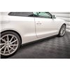Maxton - Rajouts Des Bas De Caisse V.2 Audi A5 / A5 S-Line / S5 Coupe 8T Noir Brillant