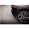 Maxton - Lames De Pare-Chocs Arrière Latérales Jaguar F-Type Mk1 Facelift Noir Brillant