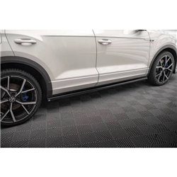 Maxton - Rajouts Des Bas De Caisse Volkswagen T-Roc R / R-Line Mk1 Noir Brillant