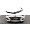 Maxton - Lame Du Pare-Chocs Avant V.1 Hyundai I20 Mk2 Facelift Noir Brillant
