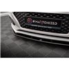 Maxton - Lame Du Pare-Chocs Avant V.1 Hyundai I20 Mk2 Facelift Noir Brillant