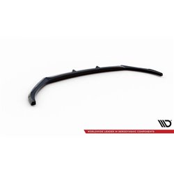 Maxton - Lame Du Pare-Chocs Avant V.1 Hyundai I20 Mk2 Facelift Noir Brillant