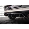 Maxton - Arriere Lame (avec une barre verticale) Volkswagen T-Roc R / R-Line Mk1 Facelift Noir Brillant