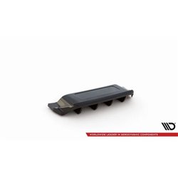Maxton - Arriere Lame (avec une barre verticale) Volkswagen T-Roc R / R-Line Mk1 Facelift Noir Brillant