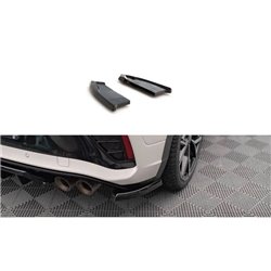 Maxton - Lames De Pare-Chocs Arrière Latérales Volkswagen T-Roc R / R-Line Mk1 Facelift Noir Brillant