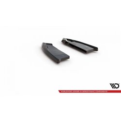 Maxton - Lames De Pare-Chocs Arrière Latérales Volkswagen T-Roc R / R-Line Mk1 Facelift Noir Brillant
