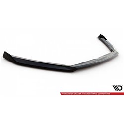 Maxton - Lame Du Pare-Chocs Avant V.2 Jaguar F-Type Mk1 Facelift Noir Brillant