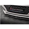 Maxton - Lame Du Pare-Chocs Avant V.2 Hyundai I20 Mk2 Facelift Noir Brillant