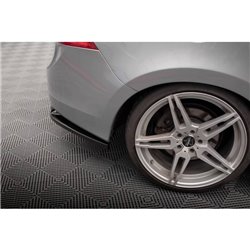 Maxton - Lames De Pare-Chocs Arrière Latérales Volvo S60 R-Design Mk2 Noir Brillant