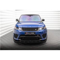 Maxton - Lame Du Pare-Chocs Avant V.2 Land Rover Range Rover Sport SVR Mk2 Noir Brillant