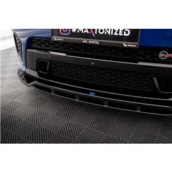 Maxton - Lame Du Pare-Chocs Avant V.2 Land Rover Range Rover Sport SVR Mk2 Noir Brillant