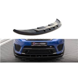 Maxton - Lame Du Pare-Chocs Avant V.1 Land Rover Range Rover Sport SVR Mk2 Noir Brillant