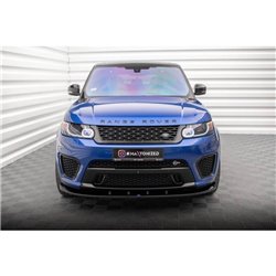 Maxton - Lame Du Pare-Chocs Avant V.1 Land Rover Range Rover Sport SVR Mk2 Noir Brillant