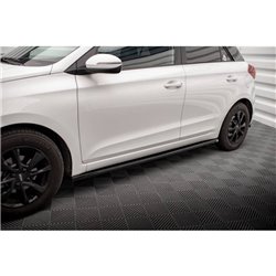 Maxton - Rajouts Des Bas De Caisse Hyundai I20 Mk2 Facelift Noir Brillant