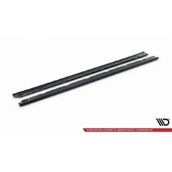 Maxton - Rajouts Des Bas De Caisse Hyundai I20 Mk2 Facelift Noir Brillant