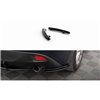 Maxton - Lames De Pare-Chocs Arrière Latérales Mazda 3 Mk3 Noir Brillant