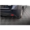 Maxton - Lames De Pare-Chocs Arrière Latérales Mazda 3 Mk3 Noir Brillant