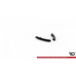 Maxton - Lames De Pare-Chocs Arrière Latérales Mazda 3 Mk3 Noir Brillant