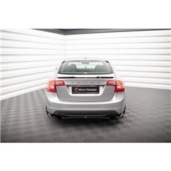 Maxton - Arriere Lame Volvo S60 R-Design Mk2 Noir Brillant