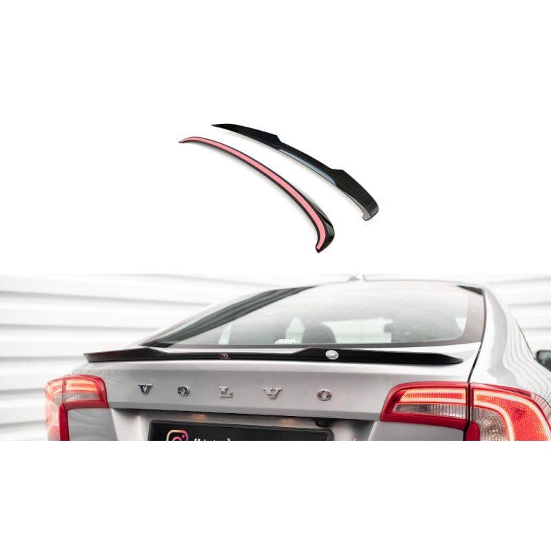 Maxton - Spoiler Cap Volvo S60 R-Design Mk2 Noir Brillant