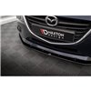 Maxton - Lame Du Pare-Chocs Avant Mazda 3 Mk3 Noir Brillant