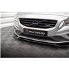 Maxton - Lame Du Pare-Chocs Avant V.2 Volvo S60 R-Design Mk2 Noir Brillant