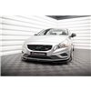 Maxton - Lame Du Pare-Chocs Avant V.2 Volvo S60 R-Design Mk2 Noir Brillant