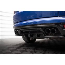 Maxton - Arriere Lame (avec une barre verticale) Land Rover Range Rover Sport SVR Mk2 Noir Brillant