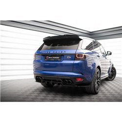 Maxton - Arriere Lame (avec une barre verticale) Land Rover Range Rover Sport SVR Mk2 Noir Brillant