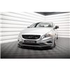 Maxton - Lame Du Pare-Chocs Avant V.1 Volvo S60 R-Design Mk2 Noir Brillant