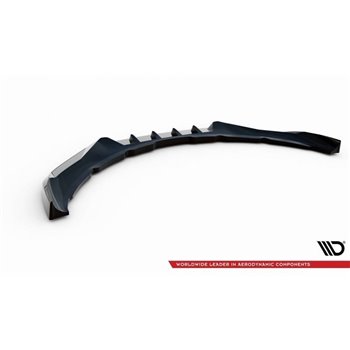 Maxton - Lame Du Pare-Chocs Avant V.1 Volvo S60 R-Design Mk2 Noir Brillant