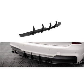 Maxton - Street Pro Central Diffuseur Arriere BMW X3 M-Pack F25 Noir