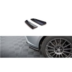 Maxton - Lames De Pare-Chocs Arrière Latérales Porsche Macan Mk1 Facelift 2 Noir Brillant