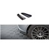 Maxton - Lames De Pare-Chocs Arrière Latérales Porsche Macan Mk1 Facelift 2 Noir Brillant