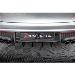 Maxton - Diffuseur Arrière Complet Porsche Macan Mk1 Facelift 2 Noir Brillant