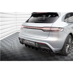 Maxton - Diffuseur Arrière Complet Porsche Macan Mk1 Facelift 2 Noir Brillant