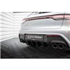 Maxton - Diffuseur Arrière Complet Porsche Macan Mk1 Facelift 2 Noir Brillant