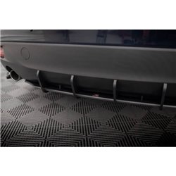 Maxton - Street Pro Central Diffuseur Arriere Mazda 3 Mk3 Noir-Rouge