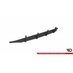 Maxton - Street Pro Central Diffuseur Arriere Mazda 3 Mk3 Noir-Rouge
