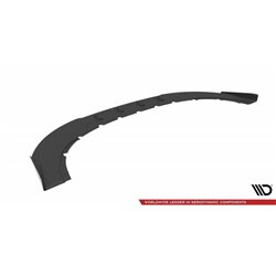Maxton - Street Pro Lame Du Pare-Chocs Avant Audi RS6 Avant C6 Noir-Rouge + Rabats Brillant