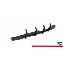 Maxton - Street Pro Central Diffuseur Arriere BMW X3 M-Pack F25 Noir-Rouge