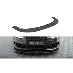 Maxton - Street Pro Lame Du Pare-Chocs Avant Audi RS6 Avant C6 Noir-Rouge