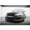 Maxton - Street Pro Lame Du Pare-Chocs Avant Audi RS6 Avant C6 Noir-Rouge