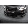 Maxton - Street Pro Lame Du Pare-Chocs Avant Audi RS6 Avant C6 Noir-Rouge